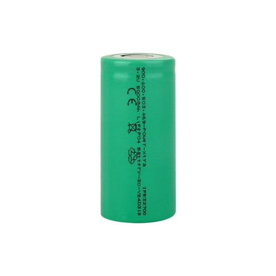 Power-Xtra IFR32700 - 3.2V 5000 mAh LiFePO4 Şarjlı Pil - 1C