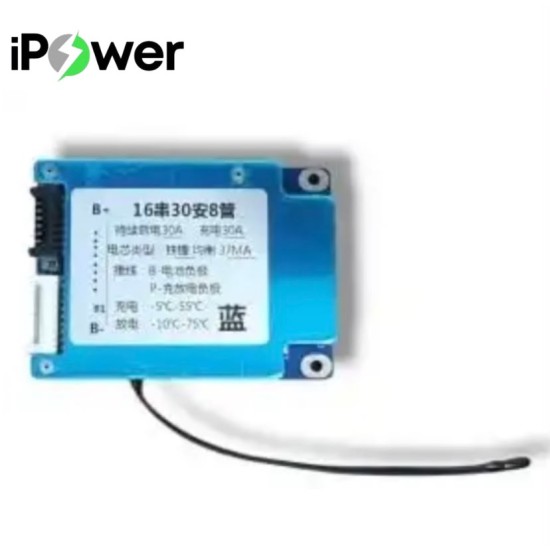 16S 48v Lifepo4 BMS Balanslı